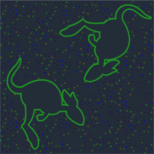 Kangaroo_silhouette_green RAZZLE DAZZLE OUTLINED GRAY