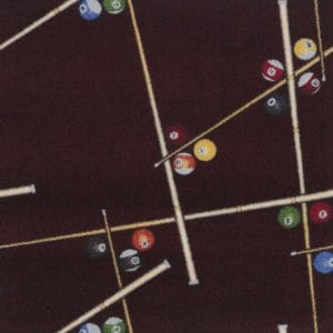 billards burgundy