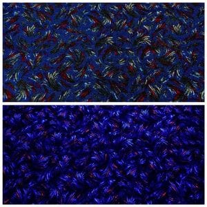 BLACK LIGHT CARPET/NEON BLUE